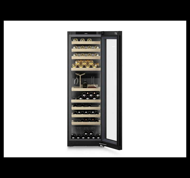 Liebherr WPgbi 5283 - Black 85 Bottle Wine Cooler - Multi-Temperature Zones - F Energy Rating