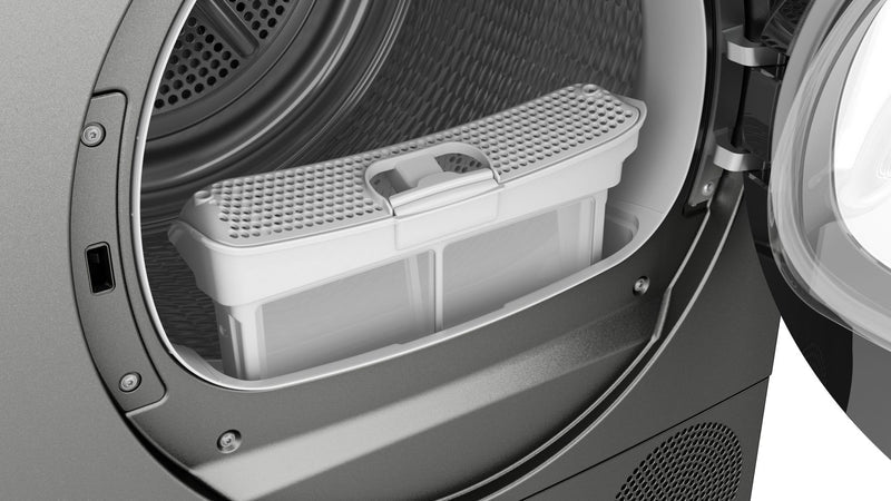 Bosch WQG245R1GB - Graphite 9KG Heat Pump Tumble Dryer