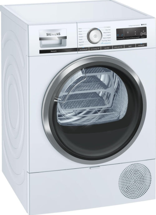 Siemens WT48XRH9GB - White 9KG Condenser Tumble Dryer - A+++ energy