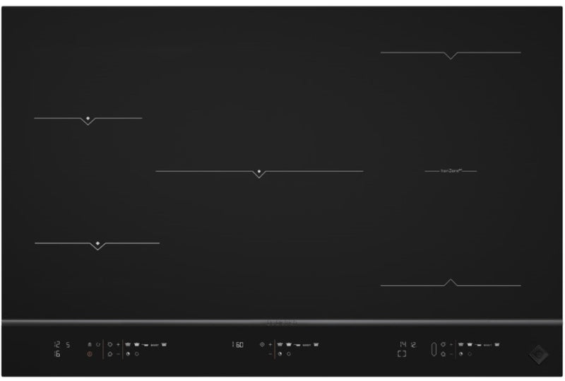 De Dietrich DPI2878B - Black 5 Zone Induction Hob - 80cm Width - Energy Efficient