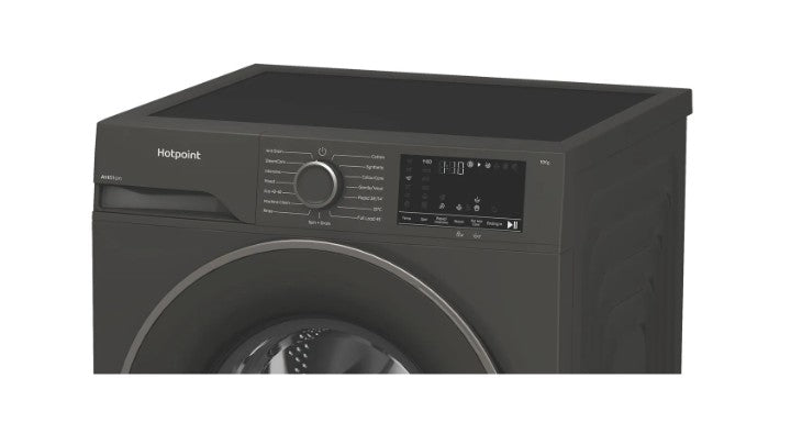Hotpoint H 101G ANTI STAIN UK - Graphite 10KG Washing Machine - 1400 RPM - A energy
