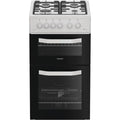 Hotpoint HTG5GCW - White Gas Double Cooker - 59L - A+ Energy