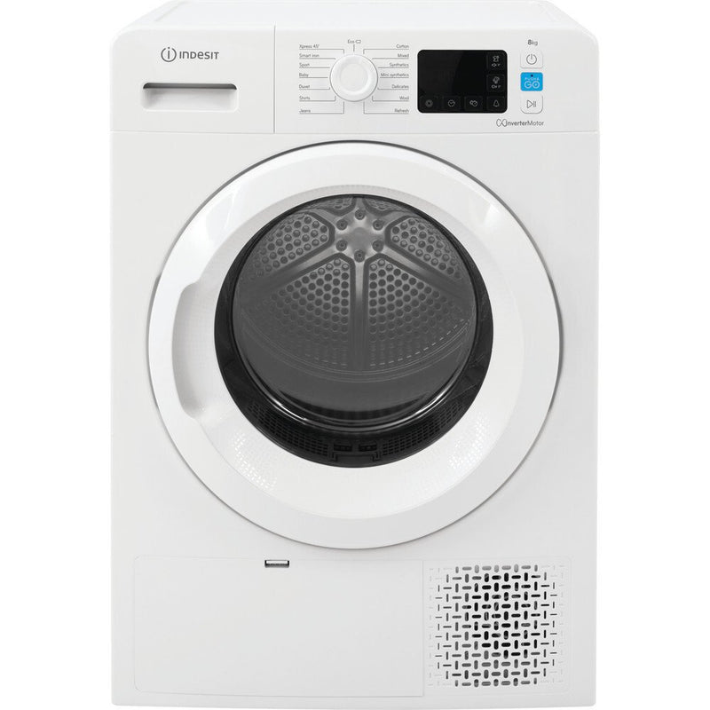 Indesit YT M11 83 X UK - White 8KG Heat Pump Condenser Dryer - A++ energy