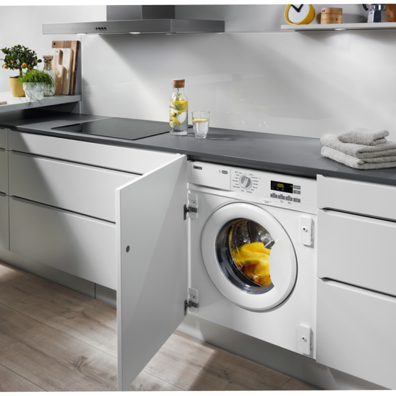 Zanussi Z712W43BI - White Integrated 7KG Washing Machine - 1200 RPM - D energy