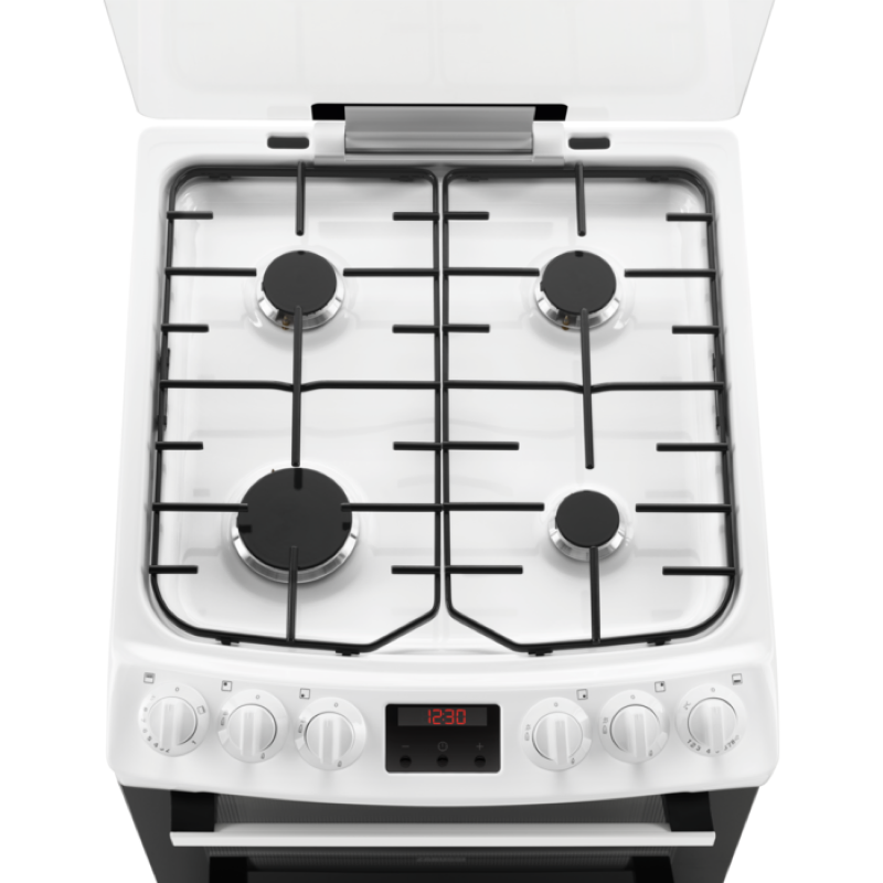 Zanussi ZCG43250WA - White 4 Zone Cooker