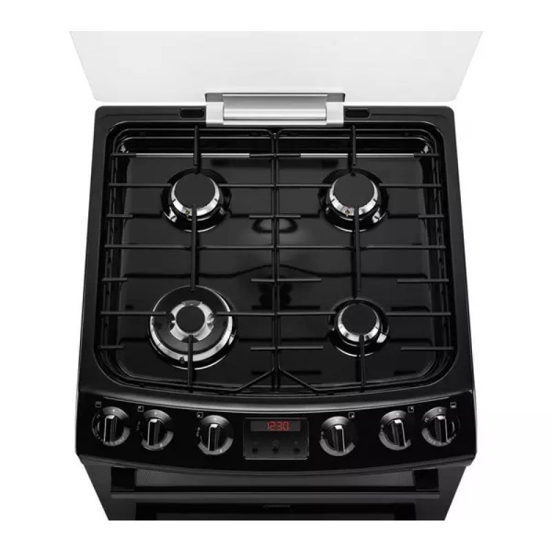 Zanussi ZCG63260BE - Black 4 Zone Cooker