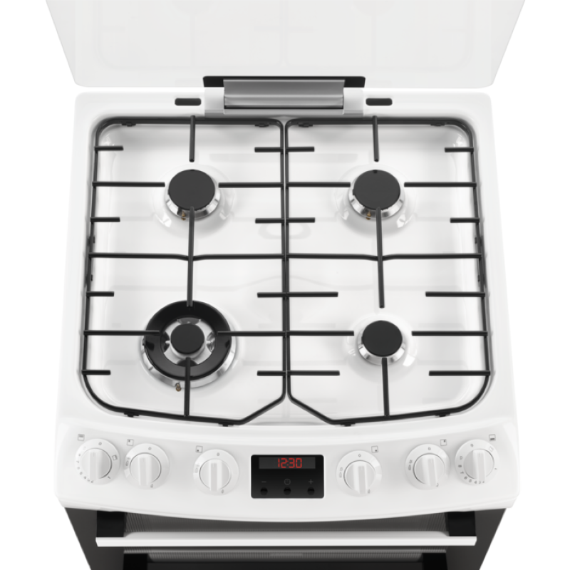 Zanussi ZCG63260WE - White 4 Zone Cooker