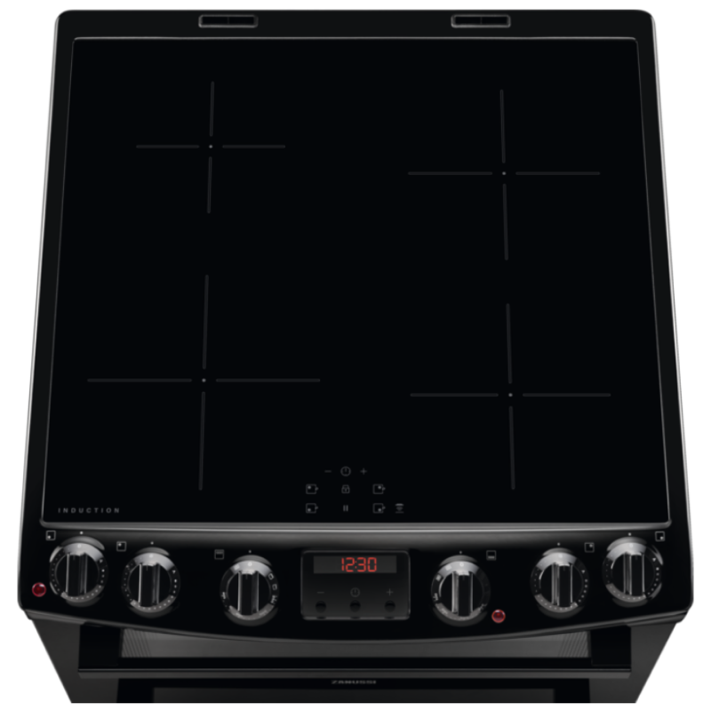 Zanussi ZCI66280BA - Black 4 Zone Cooker - A/A energy