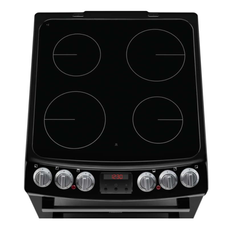 Zanussi ZCV46250XA - Stainless steel 4 Zone Cooker - A/A energy