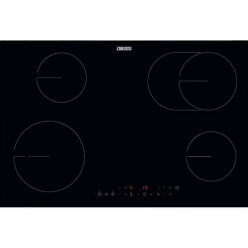 Zanussi ZHRN883K - Black 4 Zone Ceramic Hob