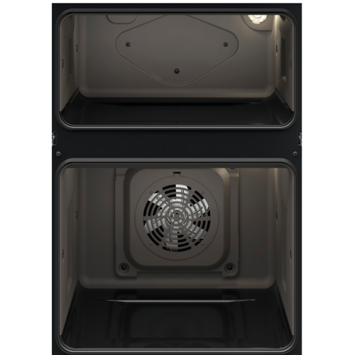 Zanussi ZKCNA7KN - Black Built in Electric Double Oven - Catalytic cleaning - A energy