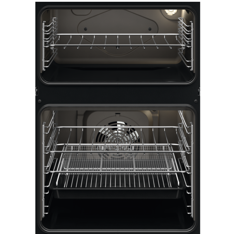 Zanussi ZKCNA7KN - Black Built in Electric Double Oven - Catalytic cleaning - A energy