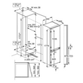 Zanussi ZNFN18ES3 - Integrated 60/40 Low Frost Fridge Freezer - E energy