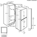 Zanussi ZNFN18FS5 - Integrated 50/50 Low Frost Fridge Freezer - F energy