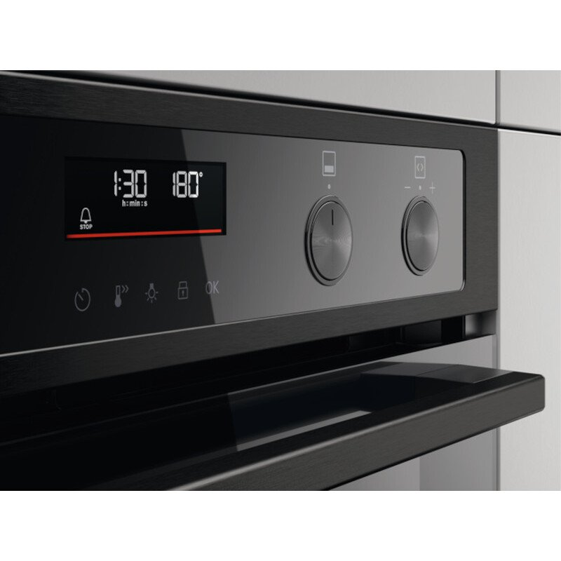 Zanussi ZPCNA7KN - Black Built under Double Oven - A energy