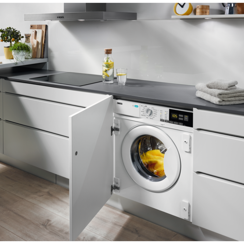 Zanussi ZW84PCBI - Integrated 8KG Washing Machine - 1400 RPM - B energy