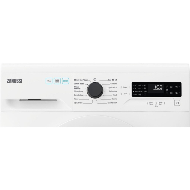 Zanussi ZWF744B3PW - White Freestanding 7KG Washing Machine - 1400 RPM - C energy