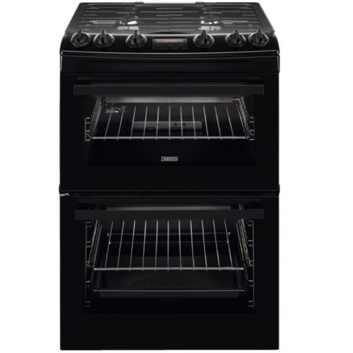 Zanussi ZCG63260BE - Black 4 Zone Cooker