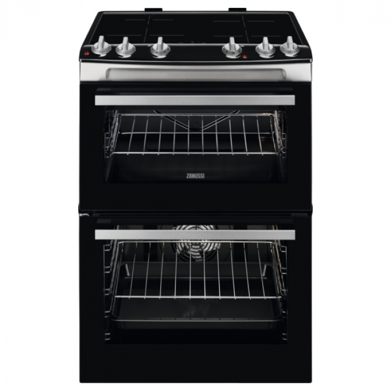 Zanussi ZCI66080XA - Stainless steel 4 Zone Electric Cooker