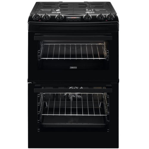 Zanussi ZCK66350BA - Black 4 Zone Cooker - A/A energy