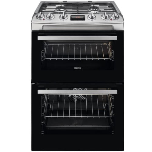 Zanussi ZCK66350XA - Stainless steel 4 Zone Cooker - A/A energy - Display