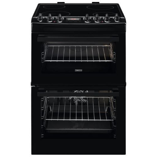 Zanussi ZCV69360BA - Black 4 Zone Cooker - A/A energy