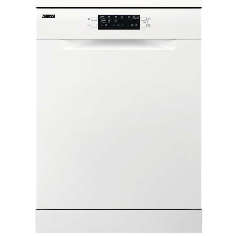 Zanussi ZDFN662W1 - White Freestanding Dishwasher - E energy