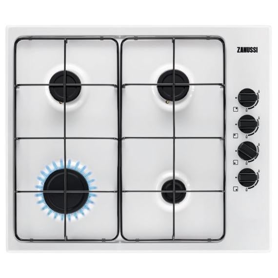 Zanussi ZGNN640W - White 4 Zone Gas Hob