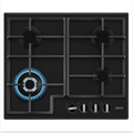 Zanussi ZGNN645K - Black 4 Zone Gas Hob