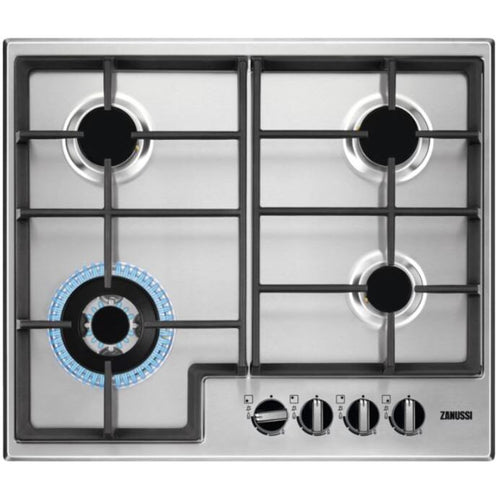 Zanussi ZGNN645X - Stainless steel 4 Zone Gas Hob