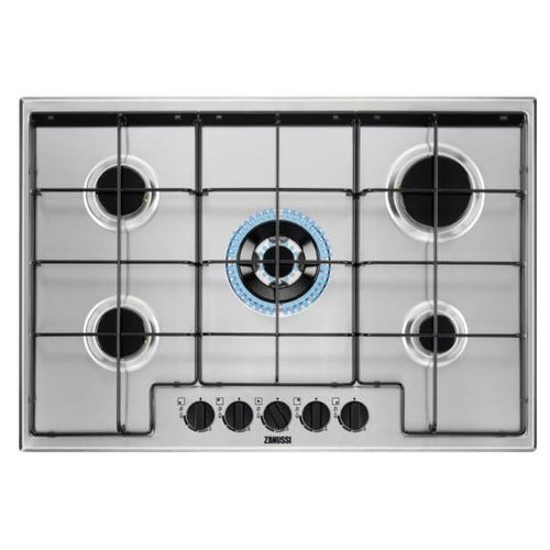 Zanussi ZGNN752X - Stainless steel 5 Zone Gas Hob