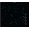 Zanussi ZHRN640K - Black 4 Zone Ceramic Hob