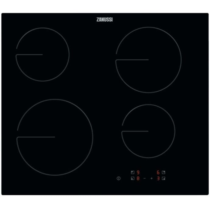 Zanussi ZHRN641K - Black 4 Zone Hob