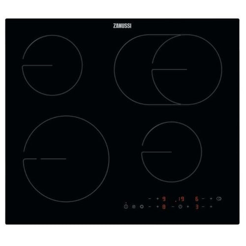 Zanussi ZHRN673K - Black 4 Zone Ceramic Hob