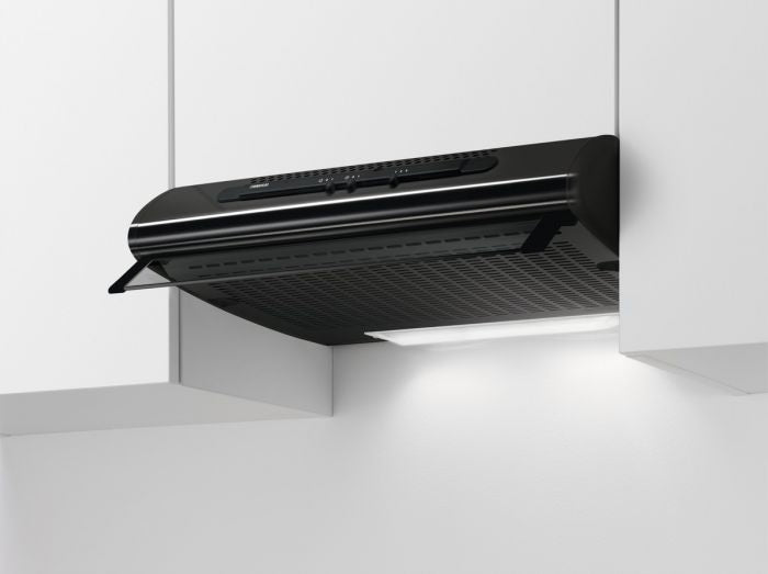 Zanussi ZHT611N - Black Visor Extractor Hood - D energy