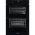 Zanussi ZKCNA7KN - Black Built in Electric Double Oven - Catalytic cleaning - A energy