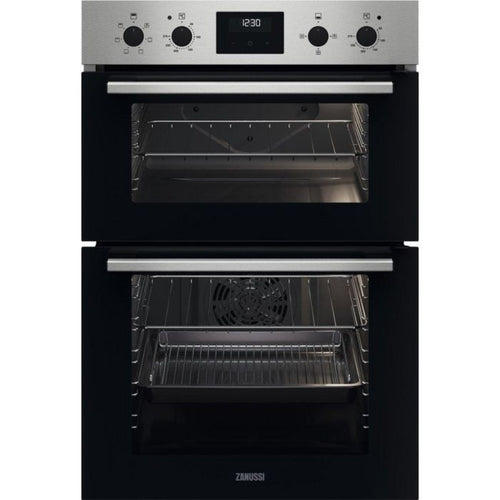 Zanussi ZKCXL3X1 - Stainless steel Built in Double Oven - A energy