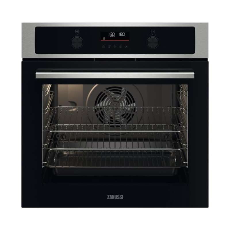 Zanussi ZOCND7XN - Stainless steel Built in Electric Single Oven - Catalytic cleaning - A+ energy