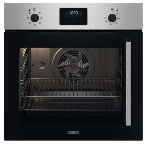 Zanussi ZOCNX3XL - Stainless steel Built in Single Oven - A energy