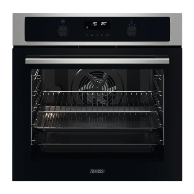 Zanussi ZOHNA7XN - Stainless steel Built in Single Oven - A+ energy