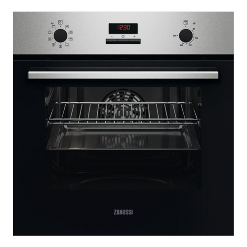 Zanussi ZOHNE2X2 - Stainless steel Built in Single Oven - A energy