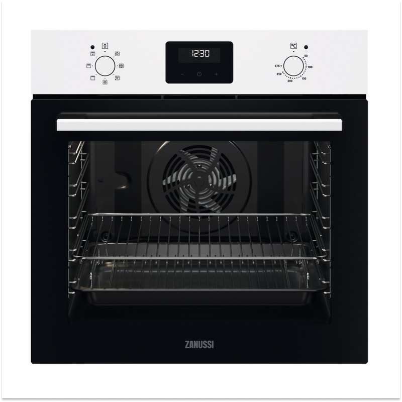 Zanussi ZOHNX3W1 - White Built in Single Oven - A energy