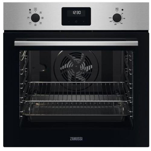 Zanussi ZOHNX3X1 - Stainless steel Built in Single Oven - A energy