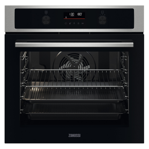 Zanussi ZOPNA7XN - Stainless steel Built in Single Oven - A+ energy