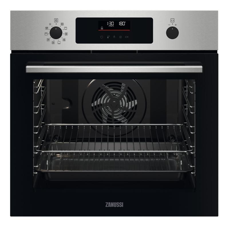 Zanussi ZOPNX6XN - Stainless steel Built in Single Oven - A+ energy