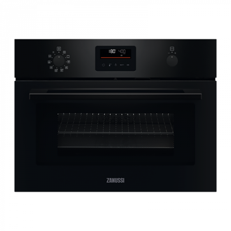 Zanussi ZVENM6K3 - Black Electric Single Oven