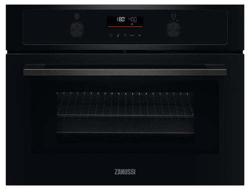 Zanussi ZVENM7KN - Black Electric Single Oven - Manual cleaning