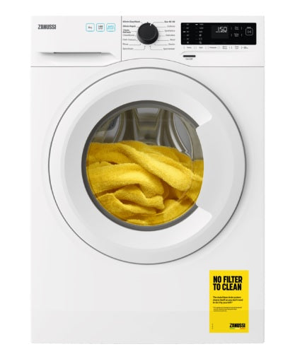 Zanussi ZWF842C3PW - White Freestanding 8KG Washing Machine - 1400 RPM - C energy - Display