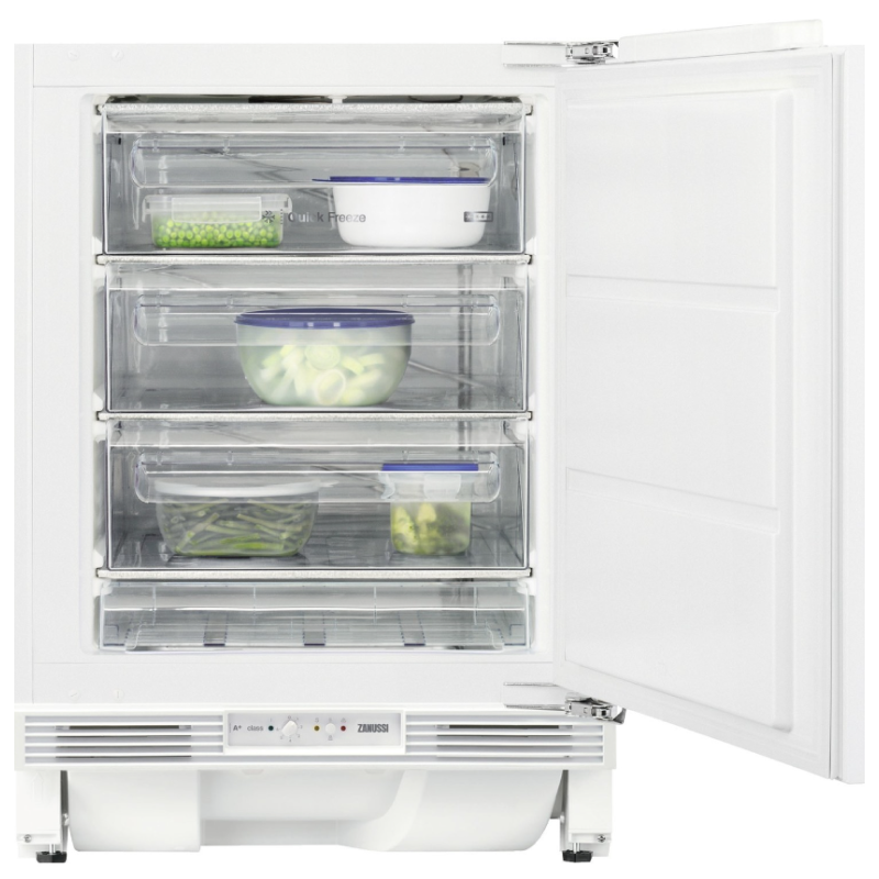 Zanussi ZYAE82FR - White Integrated Freezer - F energy